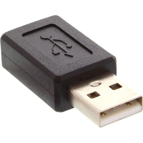 Unbekannt Inline USB 2.0 Adapter, Stecker A auf Mini-5pol Buchse (5 Stück) von Unbekannt