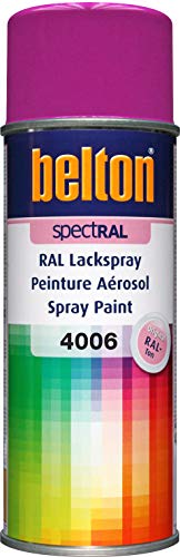 belton spectRAL Lackspray RAL 4006 verkehrspurpur, glänzend, 400 ml - Profi-Qualität von belton