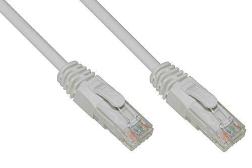 LINK LK6AU0025 Netzwerkkabel Kategorie 6A ungeschirmt UTP AWG24 Farbe Grau HALOGENFREE 0,25 m von LINK