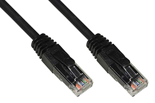 LINK LK6AU0025BL Netzwerkkabel Kategorie 6A ungeschirmt UTP AWG24 Farbe Schwarz HALOGENFREE MT 0,25 m von LINK