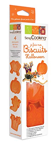 ScrapCooking 2034 Ich tue Meine Kekse – Halloween Kit Kunststoff/Abs orange 28,5 x 7,5 x 4,5 cm von ScrapCooking