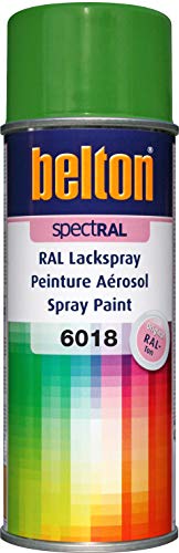 belton spectRAL Lackspray RAL 6018 gelbgrün, glänzend, 400 ml - Profi-Qualität von belton