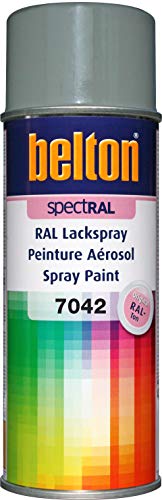 belton spectRAL Lackspray RAL 7042 verkehrsgrau a, glänzend, 400 ml - Profi-Qualität von belton