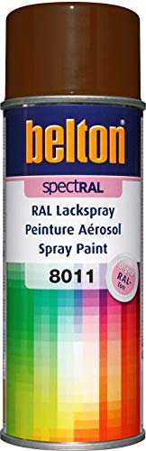 belton spectRAL Lackspray RAL 8011 nussbraun, glänzend, 400 ml - Profi-Qualität von belton