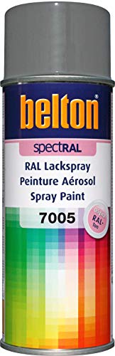 belton spectRAL Lackspray RAL 7005 mausgrau, glänzend, 400 ml - Profi-Qualität von belton