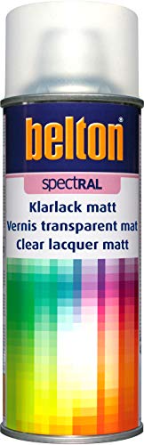 belton spectRAL Lackspray NC Klarlack farblos, matt, 400 ml - Profi-Qualität von belton