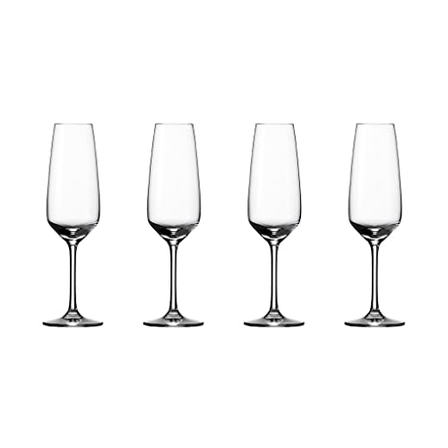 vivo by Villeroy und Boch Group - Voice Basic Sektglas-Set, 4-tlg., 283 ml, Kristallglas, spülmaschinengeeignet von Villeroy & Boch