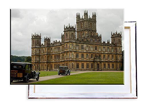 Unified Distribution Downton Abbey - 100x70 cm Kunstdruck auf Leinwand • erstklassige Druckqualität • Dekoration • Wandbild von Unified Distribution