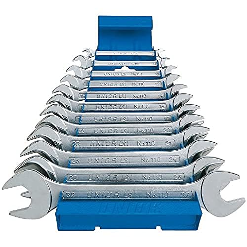 Unior 110/1MS Doppelgabelschlüssel-Set mit Metallständer, 1/4 Zoll X1 1/4 Zoll /12 Unior 110/1MS Doppelgabelschlüssel-Set mit Metallständer, 1/4 Zoll X1 1/4 Zoll /12 von Unior