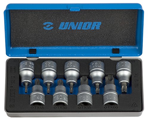 Unior 192/12 Schraubendrehereinsatz 1/2 Zoll, Set in Metallkassette Unior 192/12 Schraubendrehereinsatz 1/2 Zoll, Set in Metallkassette von Unior