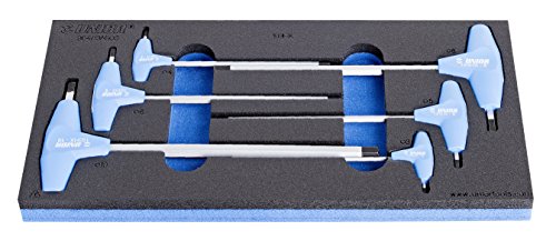 Unior 621068 - Juego de 6 llaves Allen Con Mango en T en bandeja SOS de 3 a 10 mm Serie 964/13ASOS, Schwarz Unior 621068 - Juego de 6 llaves Allen Con Mango en T en bandeja SOS de 3 a 10 mm Serie 964/13ASOS, Schwarz von Unior