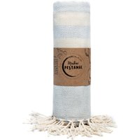 Makai Hamamtuch Silbergrau 100% Baumwolle Pestemal Handtuch 95x200cm Strandtuch Saunatuch Fouta Kuscheldecke Badetuch Yogatuch Duschtuch von Universals101