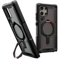 Urban Armor Gear Plasma XTE Kickstand Backcover Samsung Galaxy S24 Schwarz, Orange Standfunktion, Ma von Urban Armor Gear