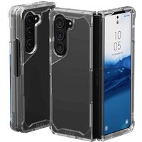 Urban Armor Gear Plyo Case Backcover Samsung Galaxy Z Fold5 Ice, Transparent Stoßfest, Induktives L von Urban Armor Gear