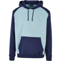 URBAN CLASSICS Rundhalspullover "Urban Classics Herren 2-Tone Fake Raglan Hoody", (1 tlg.) von Urban Classics