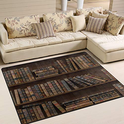 Use7 Teppich, Bücherregal, für Wohnzimmer, Schlafzimmer, Textil, Mehrfarbig, 203cm x 147.3cm(7 x 5 feet) von Use7