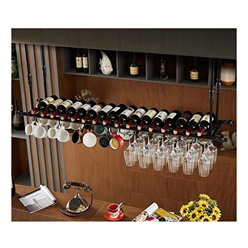 UsmAsk Stil hängendes Weinglasregal, kreatives Bar-Weinregal, Umgedrehtes Kelchregal zu Hause, Bar-Weinregaldekoration Modisch von UsmAsk