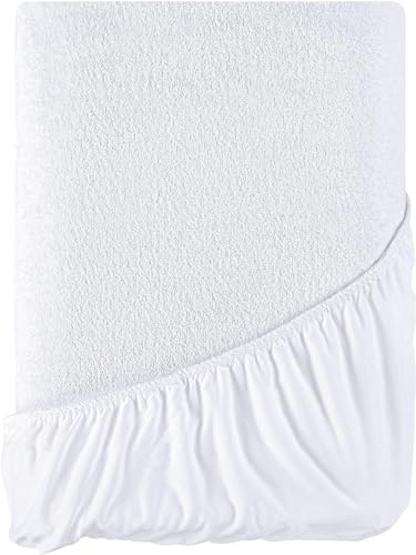 Utopia Bedding Matratzenschoner 90 x 200 x 30 cm Wasserdicht, Oeko-TEX Zertifiziert Matratzenauflage Atmungsaktive, Matratzenschutz, Rundum Elastisch von Utopia Bedding