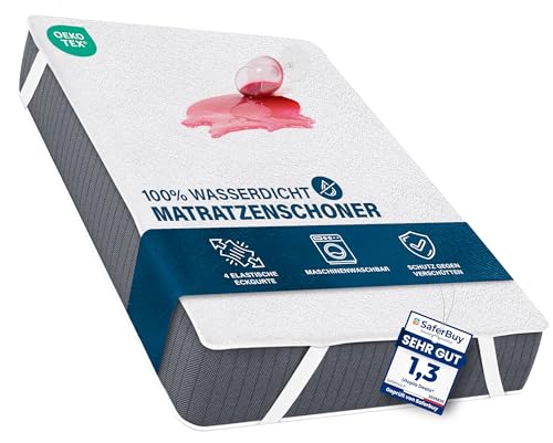 Utopia Bedding Matratzenschoner 180 x 200 cm Wasserdicht, Mit Elastisch Eckbändern, Oeko-TEX Zertifiziert Matratzenauflage Atmungsaktive, Matratzenschutz Utopia Bedding Matratzenschoner 180 x 200 cm Wasserdicht, Mit Elastisch Eckbändern, Oeko-TEX Zertifiziert Matratzenauflage Atmungsaktive, Matratzenschutz von Utopia Bedding