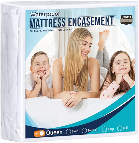 Utopia Bedding Zippered Mattress Encasement - Waterproof Mattress Protector (Queen) von Utopia Bedding