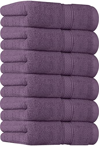 Utopia Towels - Handtücher Set aus Baumwolle - 100% Baumwolle, 41 x 71 cm - 6er Pack (Pflaume) von Utopia Towels