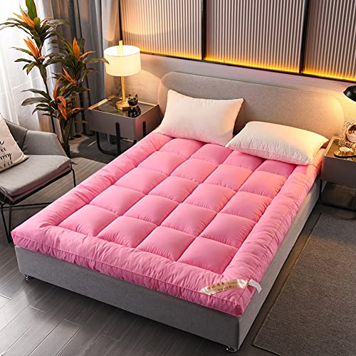 XYSQ Tatami Matratze Gästematratze Klappmatratze Weiche Komfort Bequem Und Langlebig Platzsparend Floor Lounger Schlafsofas (Color : Pink, Size : 180x200cm) von Utopiashi