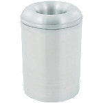 V-PART Papierkorb Aluminium 13 L 30,2 cm (H) Silber von V-PART