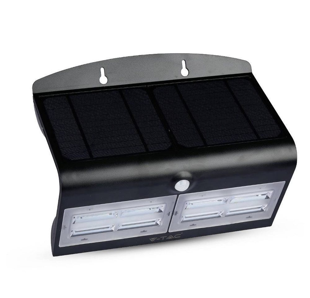 V-TAC LED Solarleuchte VT-767-7 6.8W LED Solar Wand Lampe Natürlich, Inkl. Bewegungsmelder von V-TAC