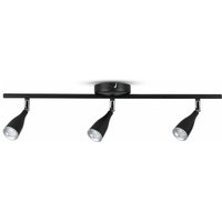 13.5W Triple led Wandleuchte mit schwenkbarem Kopf Farbe Schwarz 3000K IP20 - V-tac von V-TAC