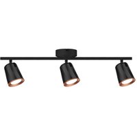 18W Triple led Wandleuchte mit schwenkbarem Kopf Farbe Schwarz 3000K IP20 - V-tac von V-TAC