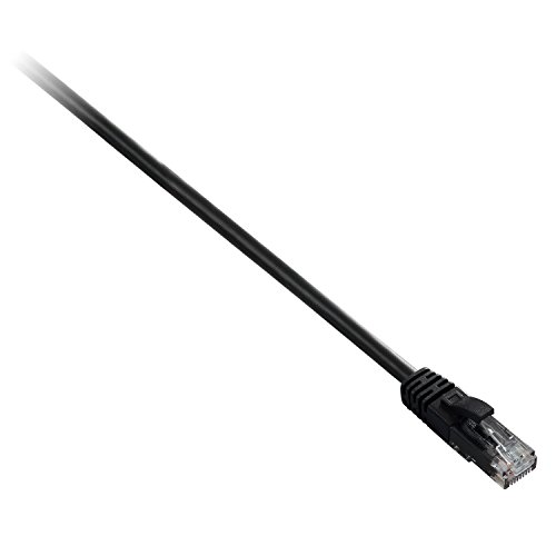 V7 V7CAT6UTP-02M-BLK-1N RJ45 - Cat6 Netzwerkkabel UTP, 2 m, Schwarz von V7