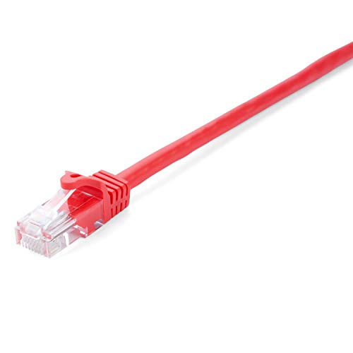 V7 V7CAT6UTP-02M-RED-1N RJ45 - Cat6 Netzwerkkabel UTP, 2 m, Rot von V7