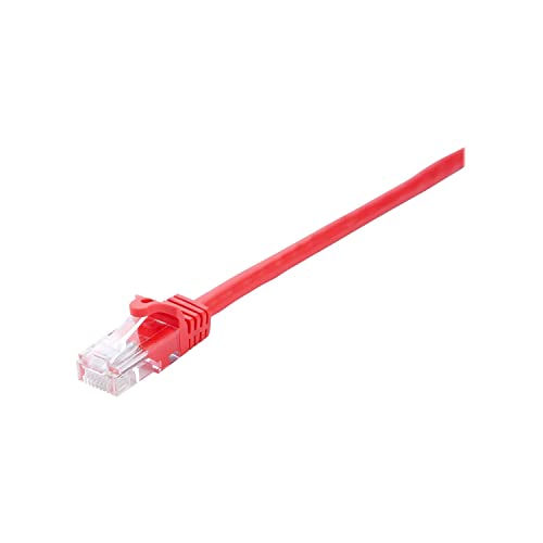 V7 V7CAT6UTP-50C-RED-1N RJ45 - Cat6 Netzwerkkabel UTP, 50 cm, Rot von V7