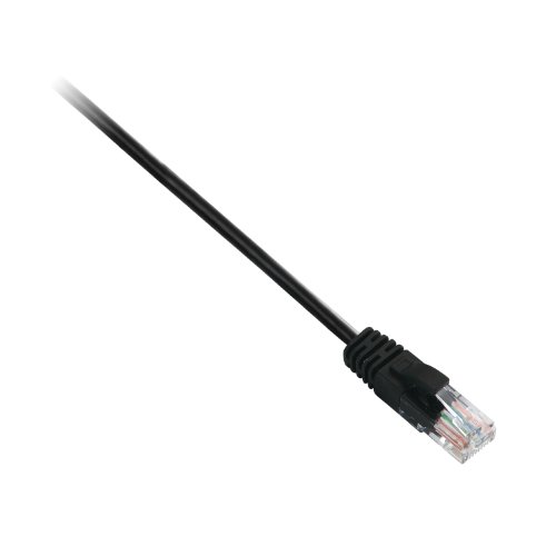 V7 V7E3C5U-50CM-BKS CAT5e UTP Netzwerkkabel (RJ-45, Stecker auf Stecker) schwarz 0,5 m von V7