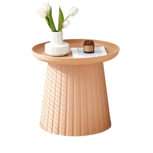 VALCLA Beistelltische Pilzförmiger Couchtisch, runder Beistelltisch, moderner minimalistischer Sofatisch, Balkontisch, Nachttisch, Beistelltisch für Wohnzimmer Couch Balkon(C,H) von VALCLA