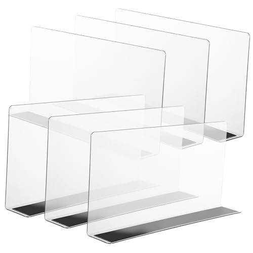 VALICLUD 6 Stück Transparente Regaltrenner Förmige PVC Trennwände für Regale Multifunktionale Aufbewahrungslösungen für Supermärkte und Geschäfte und Leicht Anbringbar VALICLUD 6 Stück Transparente Regaltrenner Förmige PVC Trennwände für Regale Multifunktionale Aufbewahrungslösungen für Supermärkte und Geschäfte und Leicht Anbringbar von VALICLUD
