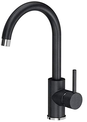 VBChome Spültischarmatur Schwarz 360°drehbar Granit gesprenkelt Wasserhahn Küchenarmatur Einhebel Spültischbatterie Spüle Mischbatterie Waschbeckenarmatur für Küche & Badezimmer VBChome Spültischarmatur Schwarz 360°drehbar Granit gesprenkelt Wasserhahn Küchenarmatur Einhebel Spültischbatterie Spüle Mischbatterie Waschbeckenarmatur für Küche & Badezimmer von VBChome