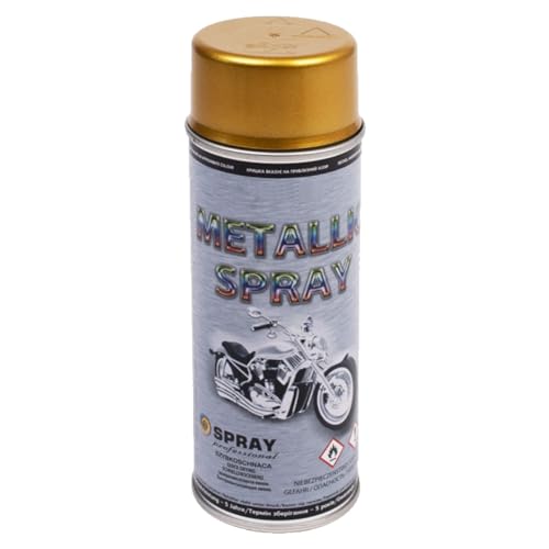 Metallic Effekt Spray | Sprühdose | div. Farben | 400ml | Sprühlack | Dekolack | Farbspray | DIY (Metallic Gold) von VE-INDUSTRIES