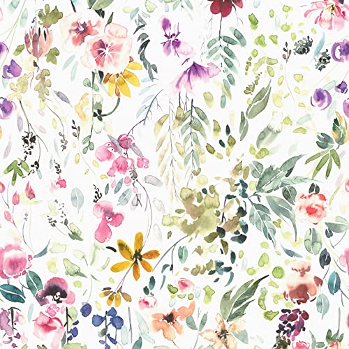 VEELIKE Fototapete Blumen Weiß Tapete Blätter Aquarell Blumentapete Vintage Schrankpapier Selbstklebende Tapeten Blumenmotive Möbelfolie Muster Klebefolie Wand Dekoration Schlafzimmer 44.5cm×300cm VEELIKE Fototapete Blumen Weiß Tapete Blätter Aquarell Blumentapete Vintage Schrankpapier Selbstklebende Tapeten Blumenmotive Möbelfolie Muster Klebefolie Wand Dekoration Schlafzimmer 44.5cm×300cm von VEELIKE