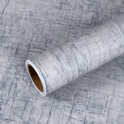 VEELIKE Klebefolie Betonoptik Blau Grau Wandtapete Retro Industrial Dekorfolie Selbstklebende Tapete Betonoptik Tapeten Wohnzimmer Muster Möbelfolie Küche Arbeitsplatte Schlafzimmer Flur 40cm×300cm VEELIKE Klebefolie Betonoptik Blau Grau Wandtapete Retro Industrial Dekorfolie Selbstklebende Tapete Betonoptik Tapeten Wohnzimmer Muster Möbelfolie Küche Arbeitsplatte Schlafzimmer Flur 40cm×300cm von VEELIKE
