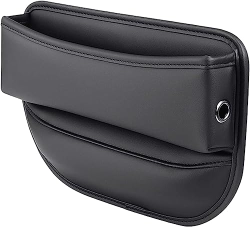 VELUNE Autositz Aufbewahrungsbox für Mercedes AMG GLC 43 Coupe 63 Coupe 63 S Coupe, PU-Leder-Organizer Sitz Seitentaschen Organizer Multifunktionale Aufbewahrungsbox,A-Black von VELUNE