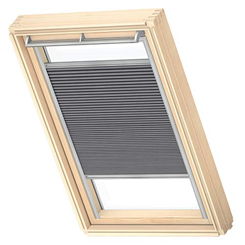 VELUX Original Wabenplissee, P06, Grau-Taupe, mit Grauer Führungsschiene von VELUX