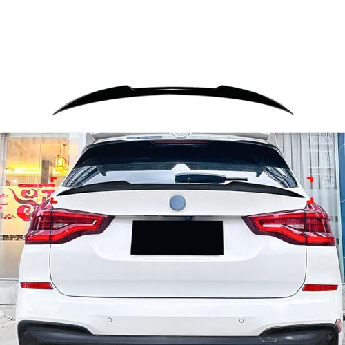 VENYAA Auto Heckspoiler für BMW X3 G01 2018+, Kofferraumspoiler Heckflügel Spoiler, Auto Dekoration Zubehör,Gloss Black von VENYAA