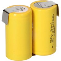 Verschiedene - 2er Reihe Akku Sub-C 2000 mAh 2,4V NiMh mit Lötfahne von VERSCHIEDENE