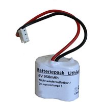 Verschiedene - Batteriepack 6V 950mAh Lithium F2x1 mit Kabel jst EHR-3 von VERSCHIEDENE