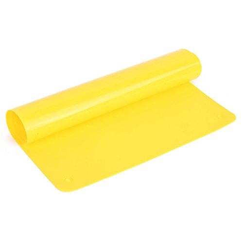 Flexible Silikon-Unterlage für Backofen und Pfannen, Antihaft, rutschsicher, auch als Tisch-Schutz oder Platzset geeignet gelb von VERYCO