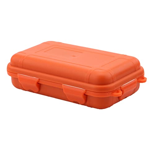 Outdoor Aufbewahrungsbox Shockproof wasserdichte Storage Box Plastik Box für Outdoor/Camping/Bootsport/Survival (Farbe : Orange, Abmessung : S) von VGEBY