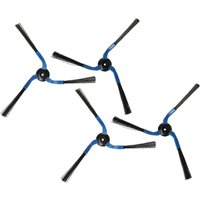 4x Seitenbürste kompatibel mit Samsung VC-RL84VR, VC-RL87V, VC-RL87VR Saugroboter - Reinigungsbürsten Set, links/rechts, schwarz / blau - Vhbw 4x Seitenbürste kompatibel mit Samsung VC-RL84VR, VC-RL87V, VC-RL87VR Saugroboter - Reinigungsbürsten Set, links/rechts, schwarz / blau - Vhbw von VHBW