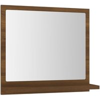 Bonnevie - Badspiegel,Wandspiegel Braun Eichen-Optik 40x10,5x37 cm Holzwerkstoff vidaXL von BONNEVIE