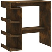 Bonnevie - Bartisch mit Regal Räuchereiche 100x50x101,5 cm Holzwerkstoff vidaXL von BONNEVIE